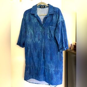 Women’s dress, blue